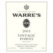 Warre's Vintage Port 2011 Front Label