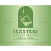 Isastegi Sagardo Natural Cider 2014 Front Label