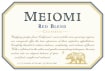 Meiomi Red Blend  Front Label
