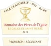 Domaine des Peres de l'Eglise Chateauneuf du Pape Le Calice de Saint Pierre 2018  Front Label