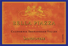 Bella Piazza Sangiovese 2014 Front Label