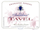 Domaine Amido Tavel Les Amandines 2012 Front Label