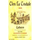 Clos La Coutale Cahors 2008 Front Label