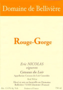 Domaine de Belliviere Rouge-Gorge Coteaux du Loir 2013 Front Label