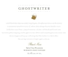 Ghostwriter Woodruff Family Vineyard Pinot Noir 2009  Front Label