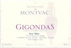 Domaine de Montvac Gigondas 2001 Front Label