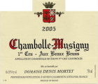 Denis Mortet Chambolle-Musigny Aux Beaux Bruns Premier Cru 2005 Front Label