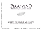 Domaine du Pegau Pegovino 2009 Front Label