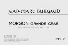 Jean-Marc Burgaud Morgon Grands Cras 2012 Front Label