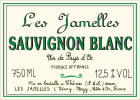 Les Jamelles Sauvignon Blanc Vins de Pays D'Oc 2009 Front Label