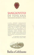 Badia a Coltibuono Sangioveto 2003 Front Label