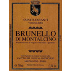 Conti Costanti Brunello di Montalcino 2007 Front Label