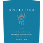 Antucura Calcura 2008 Front Label