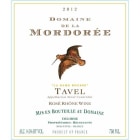 Domaine de la Mordoree Tavel La Dame Rousse Rose 2012 Front Label