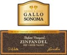 Gallo of Sonoma Stefani Zinfandel 1996 Front Label