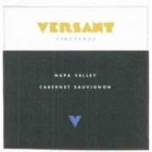 Versant Vineyards Cabernet Sauvignon 2001 Front Label