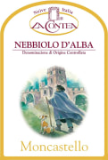 La Contea Moncastello Nebbiolo d'Alba 2006 Front Label