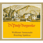 Dr. Pauly-Bergweiler Wehlener Sonnenuhr Spatlese 2012 Front Label