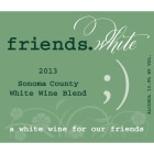 Pedroncelli friends.white 2013 Front Label