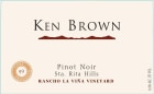 Ken Brown Rancho La Vina Vineyard Pinot Noir 2009 Front Label