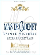 Mas de Cadenet Sainte Victoire Rose 2012 Front Label
