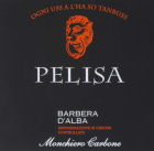 Monchiero Carbone Barbera d'Alba Pelisa 2012 Front Label
