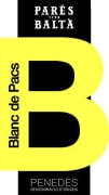 Pares Balta Blanc de Pacs 2015 Front Label