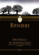 Renieri Brunello di Montalcino 2007 Front Label