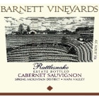 Barnett Vineyards Rattlesnake Cabernet Sauvignon  2013 Front Label