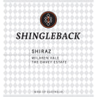 Shingleback The Davey Estate Shiraz 2012 Front Label