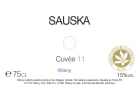 Sauska Cuvee 11 2013 Front Label