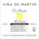 Luis A. Rodriguez Vazquez Vina de Martin Os Pasas Blanco 2012 Front Label