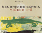 Senorio de Sarria Vinedo No.8 Mazuelo 2012 Front Label