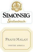 Simonsig Frans Malan Reserve 2003 Front Label