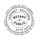 Notary Public Happy Canyon Cabernet Sauvignon 2012 Front Label