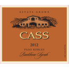 Cass Winery Backbone Syrah 2012 Front Label