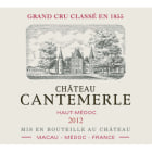 Chateau Cantemerle  2012 Front Label