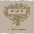 Beckon Pinot Noir 2012 Front Label