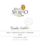 Valle Secreto Private Edition Syrah - Cabernet Sauvignon - Carmenere 2010 Front Label