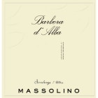 Massolino Barbera d'Alba 2015 Front Label