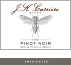J.K. Carriere Antoinette Pinot Noir 2009 Front Label
