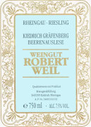Robert Weil Kiedricher Grafenberg Riesling Beerenauslese 2005 Front Label