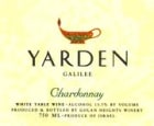 Yarden Chardonnay (OK Kosher) 1998 Front Label