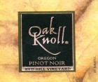 Oak Knoll Red Hill Vineyard Pinot Noir 2008 Front Label