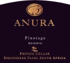 Anura Vineyards Private Cellar Reserve Pinotage 2011 Front Label