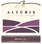 Azienda Agricola Alturis Merlot 2013 Front Label