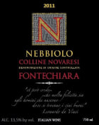 Azienda Agricola Fontechiara Colline Novaresi Nebbiolo 2011 Front Label