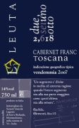 Azienda Agricola Leuta Toscana 2618 Cabernet Franc 2007 Front Label