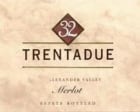 Trentadue Merlot 1997 Front Label