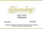 Schramsberg Cremant Demi-Sec (half-bottle) 1997 Front Label